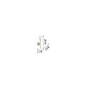 Ideal Lux Wall luminaire EQUINOXE, incl. G4 2W 3000K 170lm, metal / clear glass, antique brass