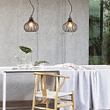 Ideal Lux Pendelarmatuur ONION MINI E27 IP20, bruin