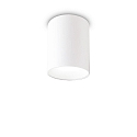 Plafondarmatuur NITRO ROUND klein, rond, met lensoptiek IP20, wit mat 