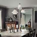 Ideal Lux Pendelarmatuur LUGANO 3-vlams E27 IP20, wit, gepolijst