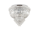 Plafondarmatuur DUBAI 6-vlams E14 IP20, chroom