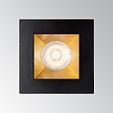 Ideal Lux Spring clip mountiung frame for LED recessed spot DYNAMIC, square, 10 x 10cm, black