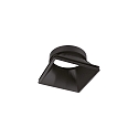 Reflector for LED recessed spot DYNAMIC, SQUARE, symmetric, fixed, black