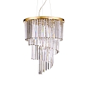 Pendelarmatuur CARLTON 12-vlams E14 IP20, goud