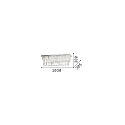 Ideal Lux Plafondarmatuur MARTINEZ 8-vlams E14 IP20, goud, kristalhelder