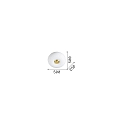 Ideal Lux Ceiling luminaire ARIZONA , 5 flames, � 50cm, incl. 5x GX53 3000K, satined brass / white
