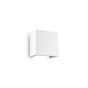 Wandarmatuur FLASH GESSO SMALL overschilderbaar G9 IP20, wit, overschilderbaar
