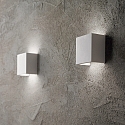 Ideal Lux Wall luminaire FLASH GESSO SMALL, Up/Down, G9 max. 40W, paintable plaster