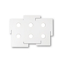 Wand- en plafondarmatuur TOTEM 6-vlams GX53 IP20, mat, wit