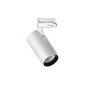 LED 3-phase track spot QUICK, CRi >80, 15W 3000K 1900lm 30�, not dimmable, white