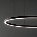 Ideal Lux Pendelarmatuur ORACLE SLIM SP D90 groot, rond, schakelbaar IP20, zwart 