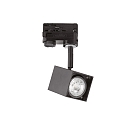 3-fase spot MOUSE TRACK draaibaar, roteerbaar, incl. 3-fase adapter GU10 IP20, zwart