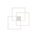 LED wall / ceiling luminaire FRAME-2, 59 x 59.5cm, 35W 3000K 2800lm, matt white
