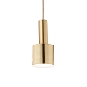 Pendant luminaire HOLLY, 1 flame, � 12cm, E27, brushed brass