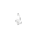 Ideal Lux Pendelarmatuur HOLLY 1-vlams E27 IP20, messing geborsteld