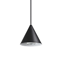 Pendelarmatuur A-LINE klein GU10 IP20, zwart mat, gepoedercoat