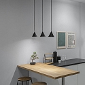 Ideal Lux Pendelarmatuur A-LINE klein GU10 IP20, zwart mat, gepoedercoat