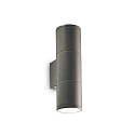 Outdoor wall luminaire GUN SMALL, Up/Down, IP54, 2x GU10, aluminium, anthracite