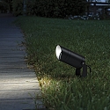 Buitenspot STARLIGHT met open kabel IP68, donkergrijs, gepoedercoat, geanodiseerd 