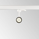 Ideal Lux 3-fase spot FOX 8W SMALL / ON-OFF 830 instelbaar, on/off IP20, wit mat 