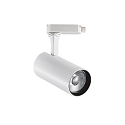 Ideal Lux 3-fase spot FOX 25W BIG / ON-OFF 830 instelbaar, on/off IP20, wit mat 