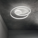 Ideal Lux Plafondarmatuur OZ PL ON-OFF rond, on/off IP20, wit mat 