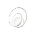 Wandarmatuur OZ AP ON-OFF rond, on/off IP20, wit mat 