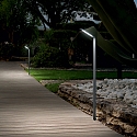 Ideal Lux outdoor floor lamp AGOS IP54, anthracite