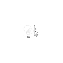 Ideal Lux Plafondarmatuur FRAME IP20, wit