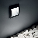 Ideal Lux Wandinbouwarmatuur WIRE FI D14 down, asymmetrisch, schakelbaar IP65, antraciet 