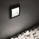 Ideal Lux Wandinbouwarmatuur WIRE FI D9 down, asymmetrisch, schakelbaar IP65, antraciet 