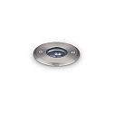 Vloerinbouwarmatuur FLOOR 9 rond IP67, staal 