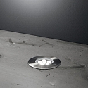 Ideal Lux Vloerinbouwarmatuur FLOOR 12 rond IP67, staal 