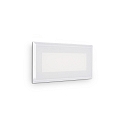 ceiling recessed luminaire INDIO square IP65, white