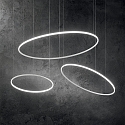 Ideal Lux pendant luminaire HULAHOOP 1005 round, adjustable IP20, white