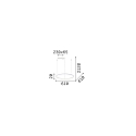 Ideal Lux Pendelarmatuur HULAHOOP 610 rond, instelbaar IP20, wit