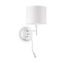 Wandarmatuur SET UP MAP2 2-vlams, met flexibele arm, met USB-aansluiting E27 IP20, wit