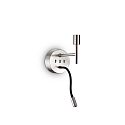 Wandarmatuur SET UP MAP2 2-vlams, met flexibele arm, met USB-aansluiting E27 IP20, nikkel
