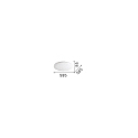 Ideal Lux Plafondarmatuur LEVEL 585 IP20, wit
