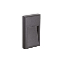 outdoor wall luminaire FEBE square IP65, anthracite