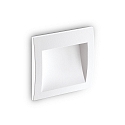 Wandinbouwarmatuur WIRE FI D14 down, asymmetrisch, schakelbaar IP65, wit 