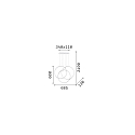 Pendelarmatuur FRAME instelbaar IP20, wit