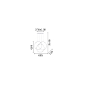 Ideal Lux Pendelarmatuur FRAME instelbaar IP20, wit