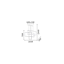 Pendelarmatuur FRAME instelbaar IP20, wit
