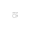 Plafondarmatuur FLY 450 rond IP20