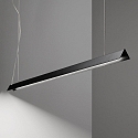 Ideal Lux Pendelarmatuur V-LINE instelbaar IP20, zwart