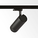Ideal Lux 3-fase spot EOS 15W ON-OFF cilindrisch, instelbaar, on/off IP20, zwart mat 