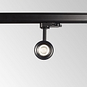 Ideal Lux 3-fase spot EOS 15W ON-OFF cilindrisch, instelbaar, on/off IP20, zwart mat 
