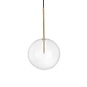 pendant luminaire EQUINOXE SP1 1 flame G4 IP20, brass