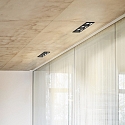 Inbouwbehuizing BENTO 3-voudig, hoekig, met frame